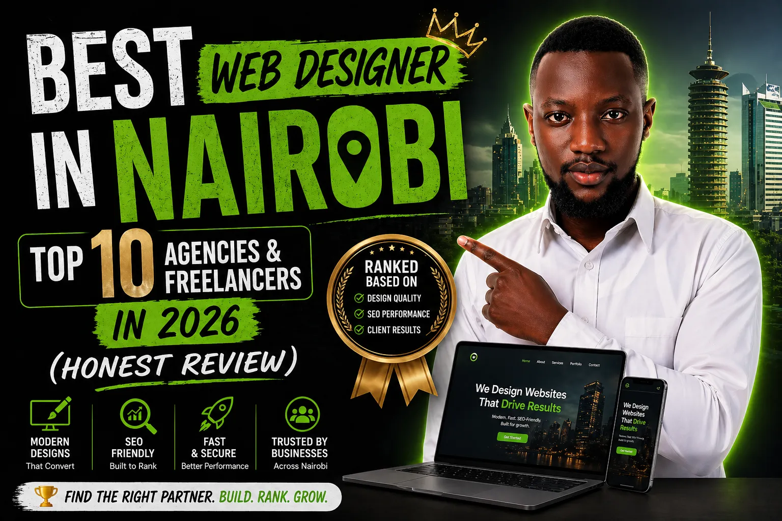 Best Web Designer in Nairobi: Top 10 Agencies & Freelancers in 2026 (Honest Review)